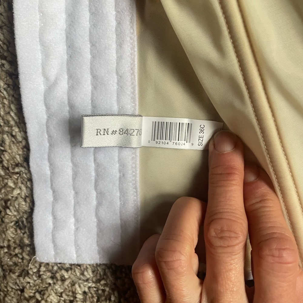 David's Bridal White Strapless Bra - Picture 6 of 9
